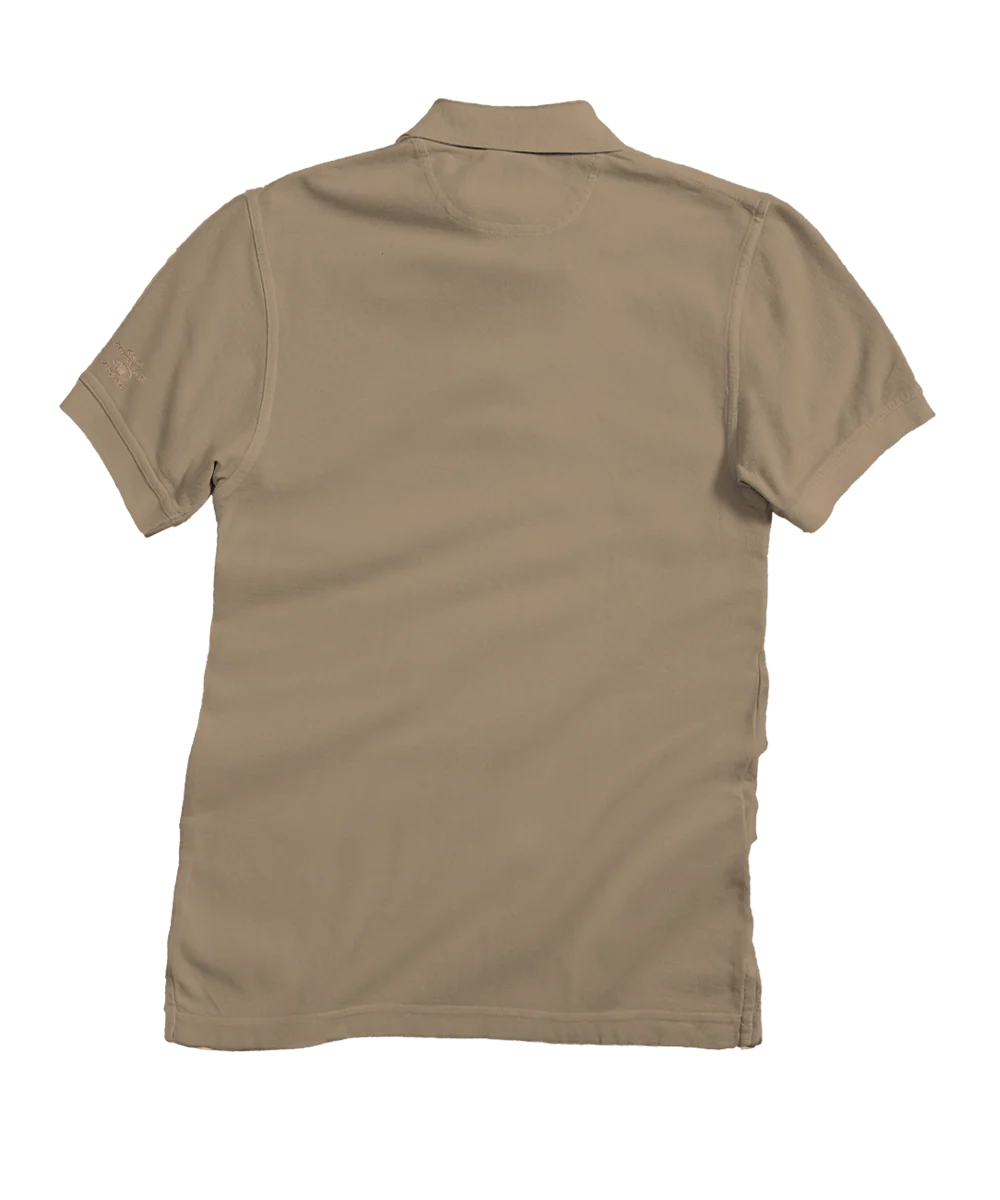 Hawaii Sunset - Kona Coffee Dyed Short Sleeve Oceanfront Polo Shirt - Image 4