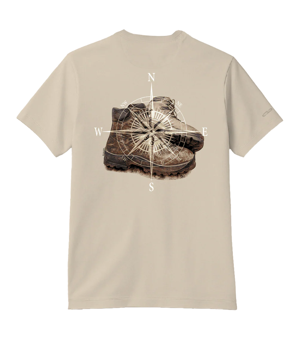 Hike It - Sand Short Sleeve Pima T-Shirt