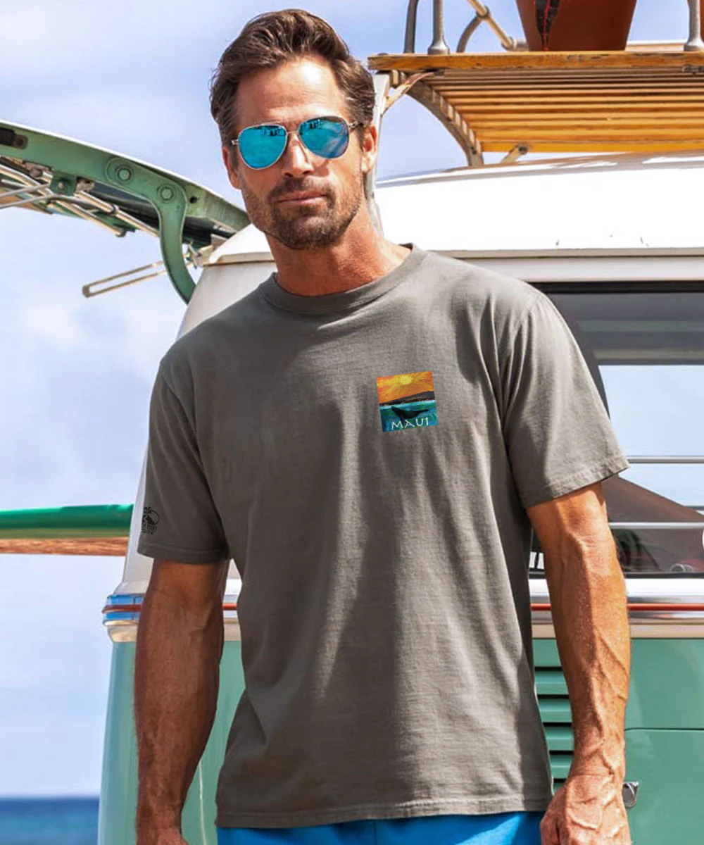 I Am Sun - Crater Dyed® Short Sleeve Crewneck T-Shirt - Image 3
