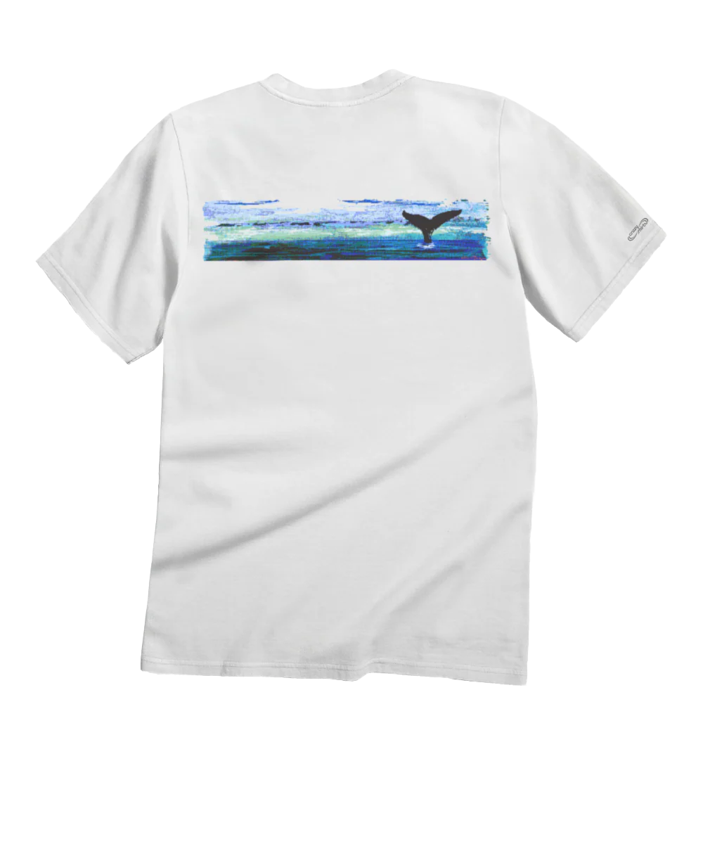 Into Blue - White Short Sleeve Crewneck T-Shirt - Image 4