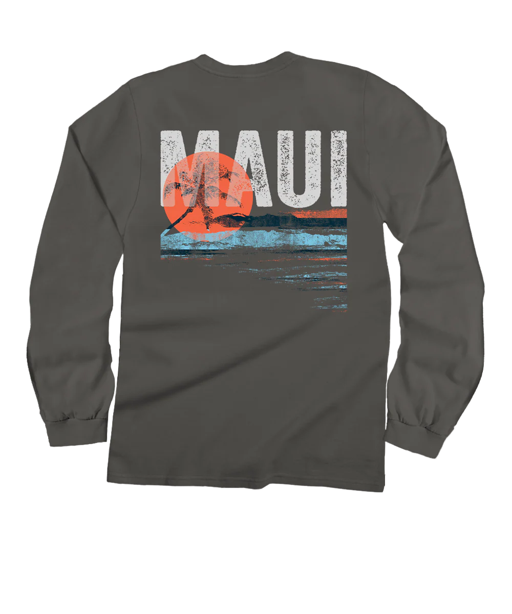Island Lifestyle - Crater Dyed® Long Sleeve Crewneck T-Shirt
