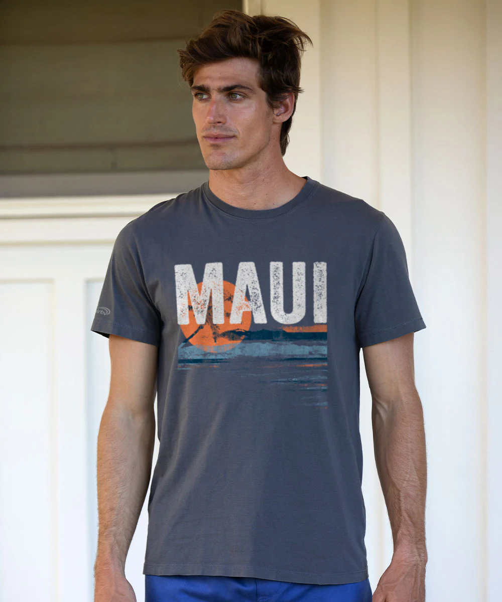 Island Lifestyle - Smoke Short Sleeve Pima T-Shirt - Image 2