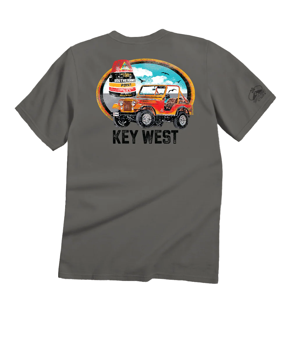 Jeep® Buoy Scenic - Crater Dyed® Short Sleeve Crewneck T-Shirt