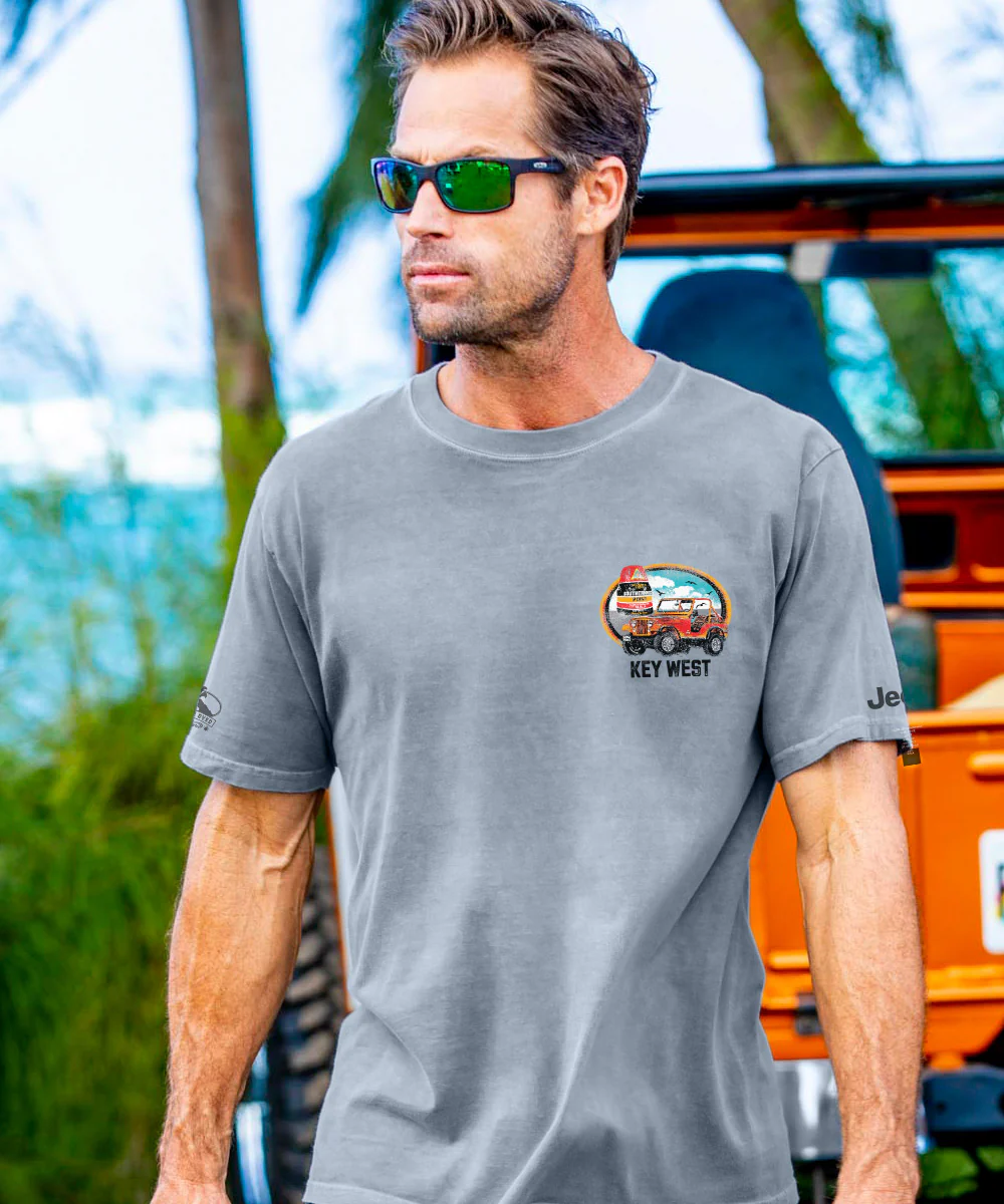 Jeep® Buoy Scenic - Crater Dyed® Short Sleeve Crewneck T-Shirt - Image 3