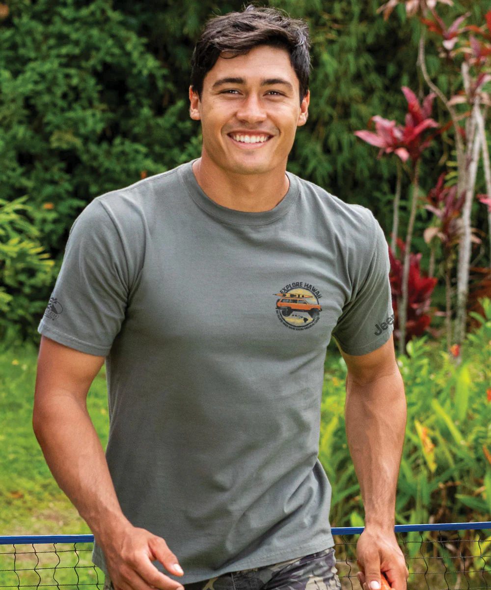 Jeep® Explore - Crater Dyed® Short Sleeve Crewneck T-Shirt - Image 3