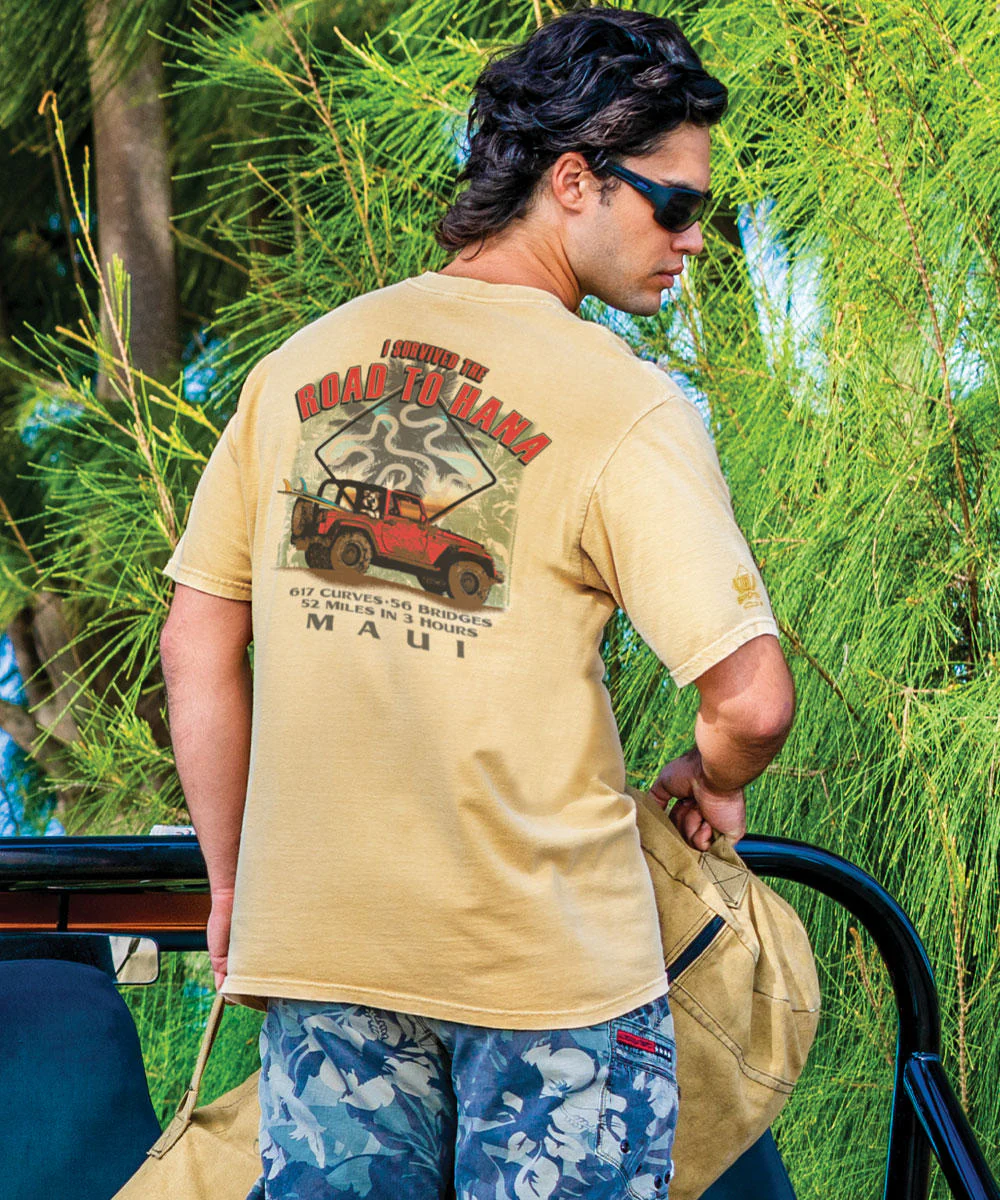 Jeep® Hana Jeep - Beer Dyed Short Sleeve Crewneck T-Shirt - Image 2