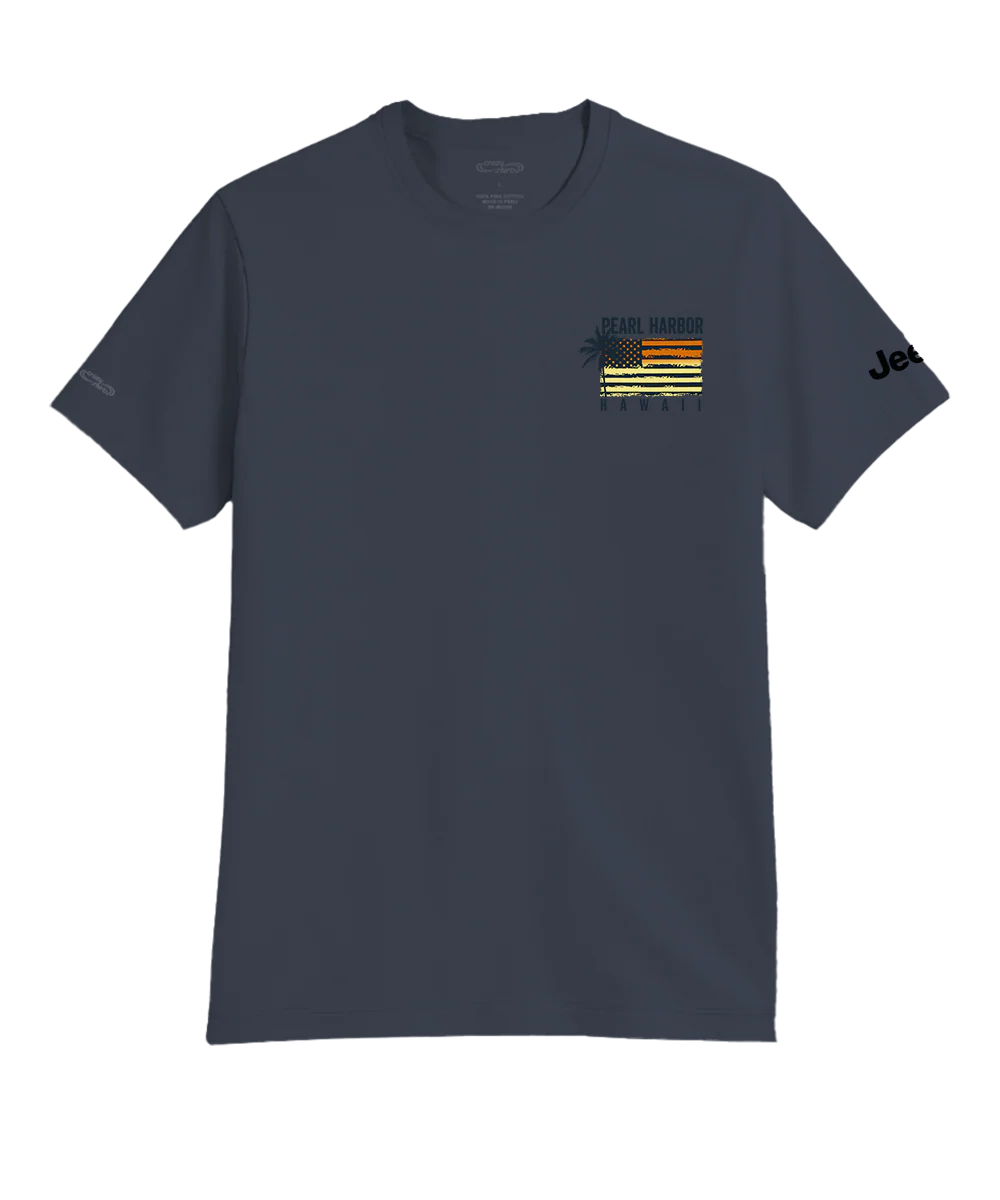 Jeep® Pearl Harbor - Smoke Short Sleeve Pima T-Shirt - Image 4