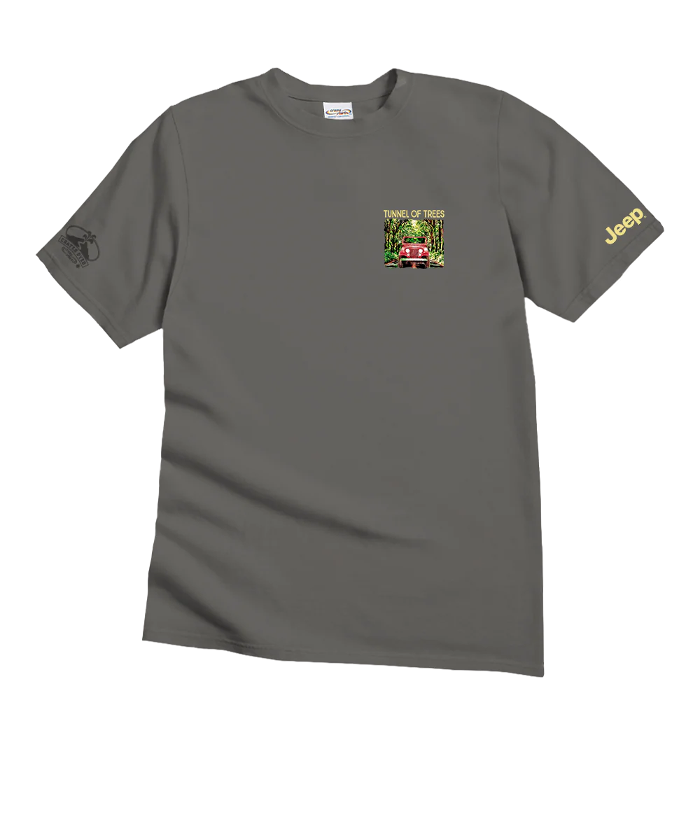 Jeep® Tunnel Of Trees - Crater Dyed® Short Sleeve Crewneck T-Shirt - Image 4