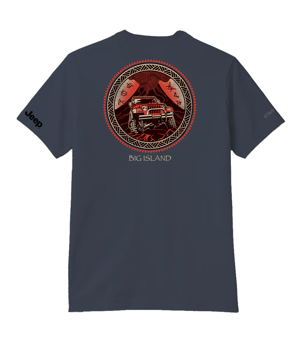 Jeep® Volcano - Smoke Short Sleeve Pima T-Shirt
