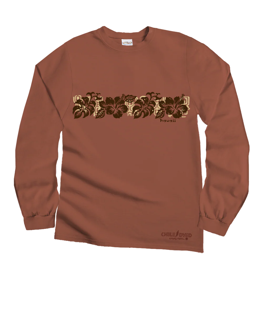 Kalaipu Band - Chile Dyed Long Sleeve Crewneck T-Shirt