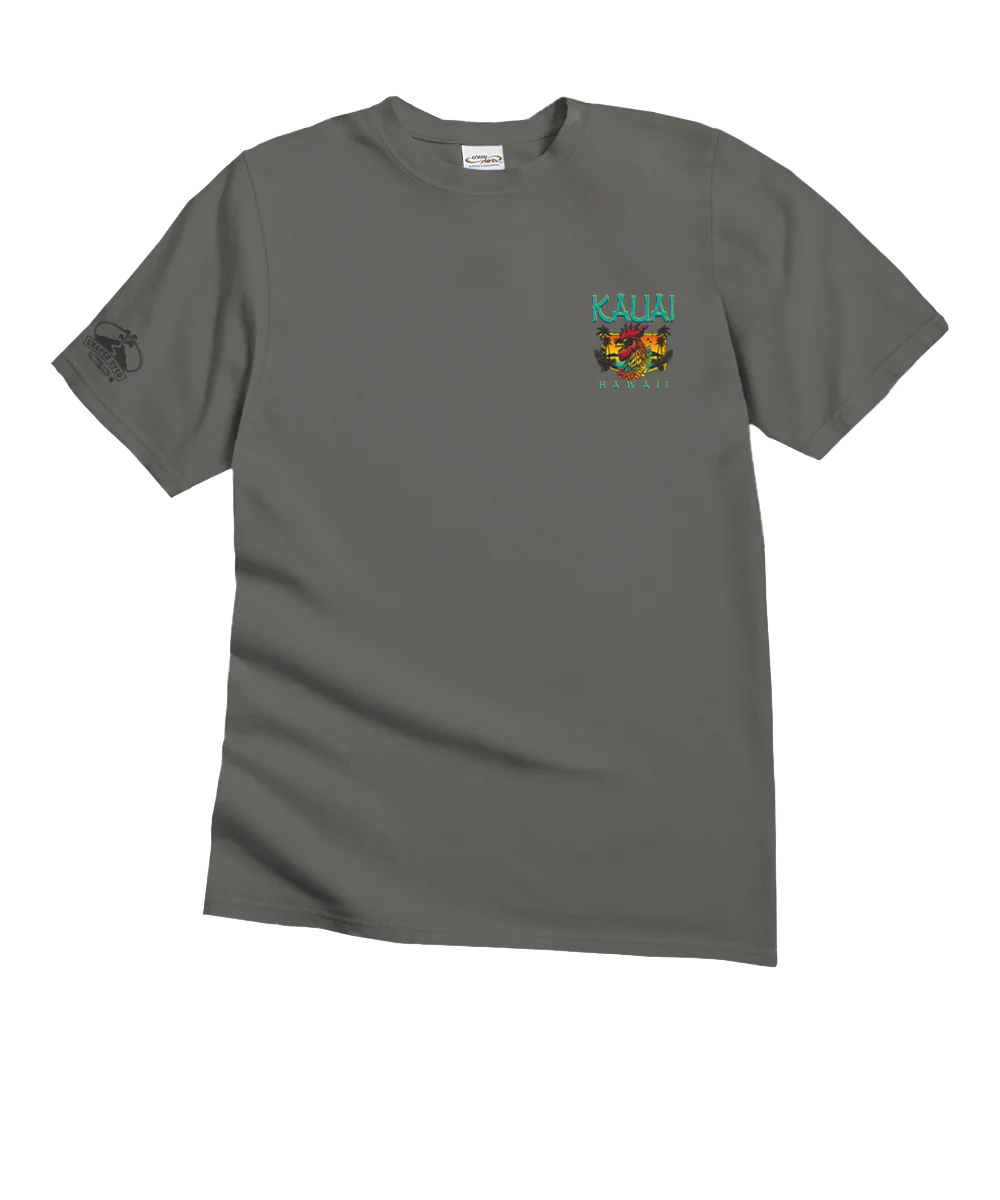 Kauai Chicken - Crater Dyed® Short Sleeve Crewneck T-Shirt - Image 4
