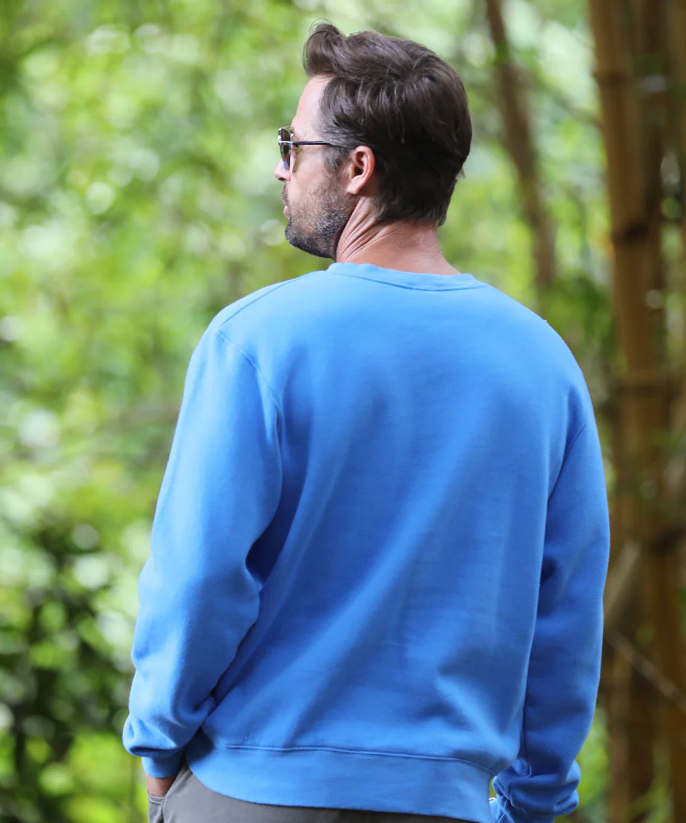 Key West Bouy - Blue Hawaii Dyed Long Sleeve Sweatshirt - Image 3