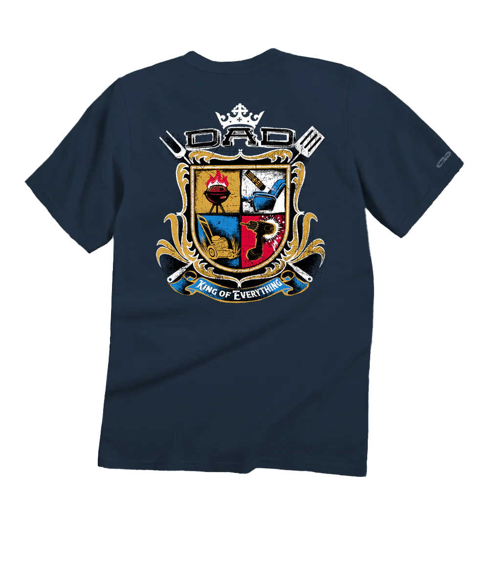 King Of Everything - Navy Short Sleeve Crewneck T-Shirt