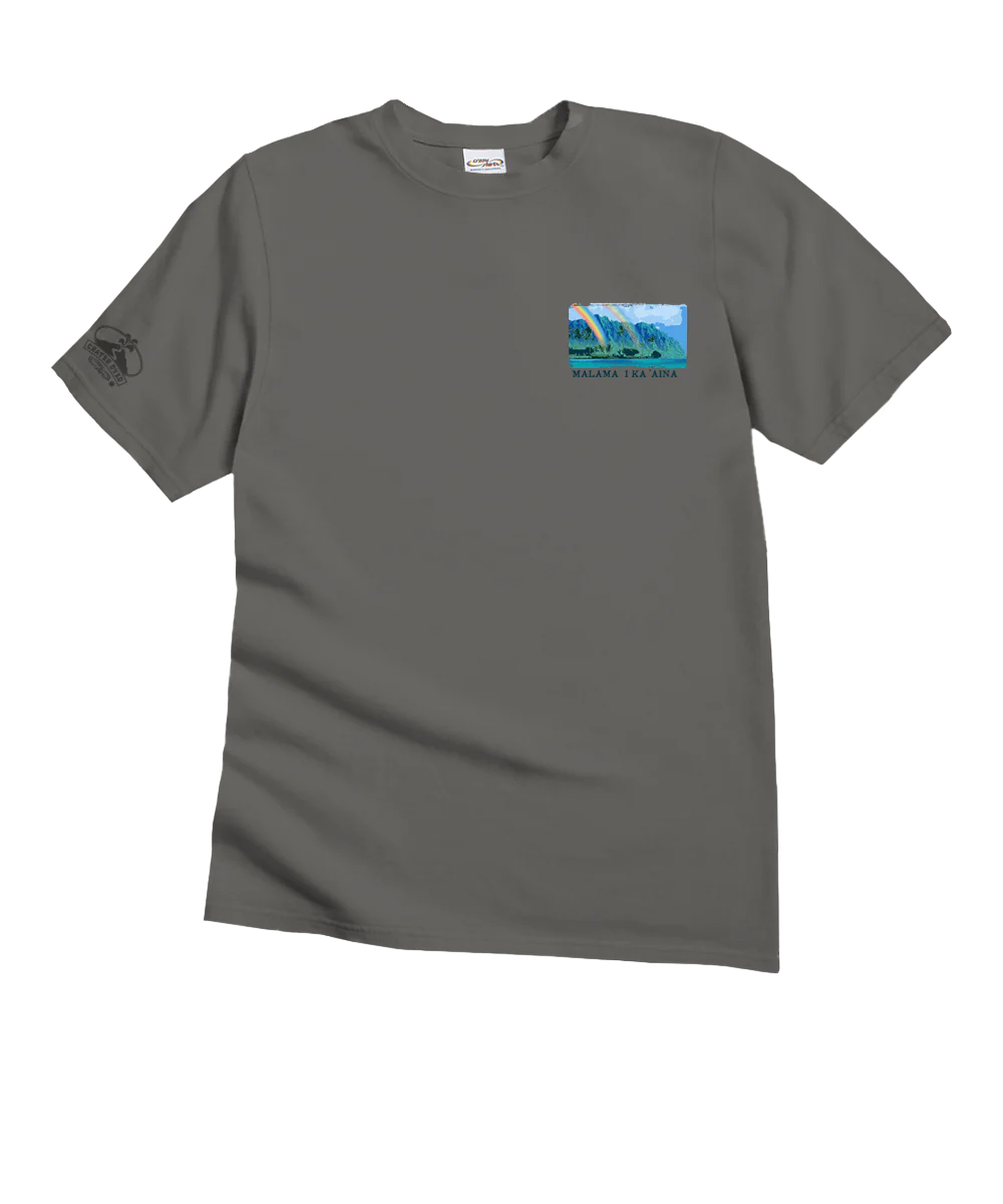 Koolau Mountains - Crater Dyed® Short Sleeve Crewneck T-Shirt - Image 4