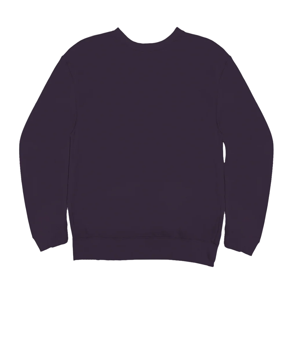 Las Vegas Sign - Blackberry Dyed Long Sleeve Sweatshirt - Image 4