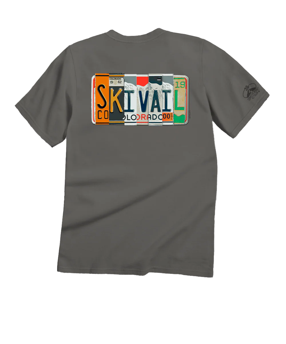 License To Ski - Crater Dyed® Short Sleeve Crewneck T-Shirt