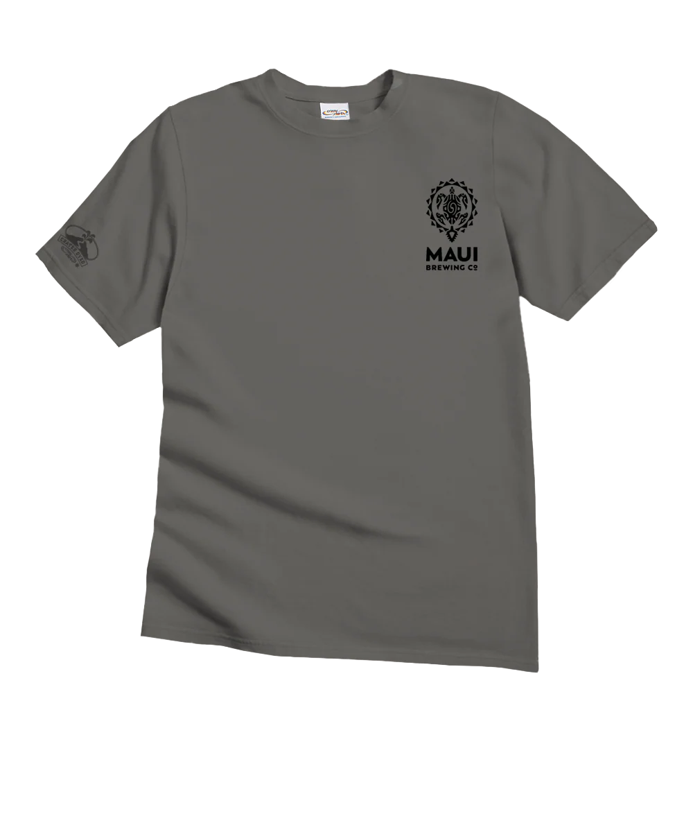 Maui Brewing Co Sobrehumano - Crater Dyed® Short Sleeve Crewneck T-Shirt - Image 4