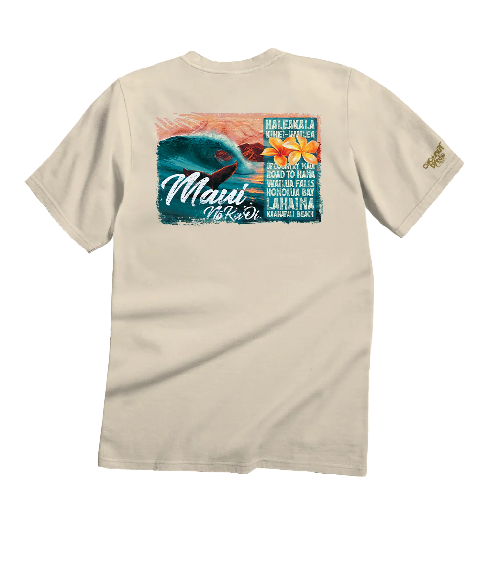 Maui Life - Coconut Dyed Short Sleeve Crewneck T-Shirt