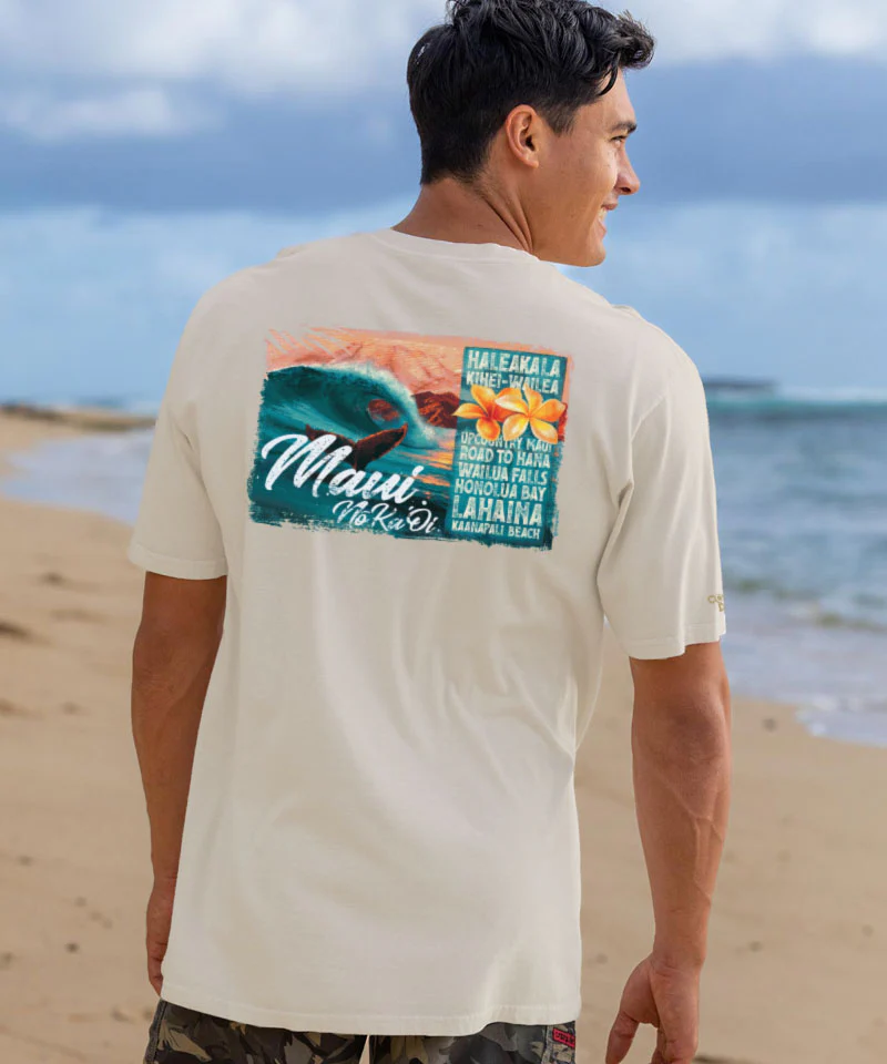 Maui Life - Coconut Dyed Short Sleeve Crewneck T-Shirt - Image 2