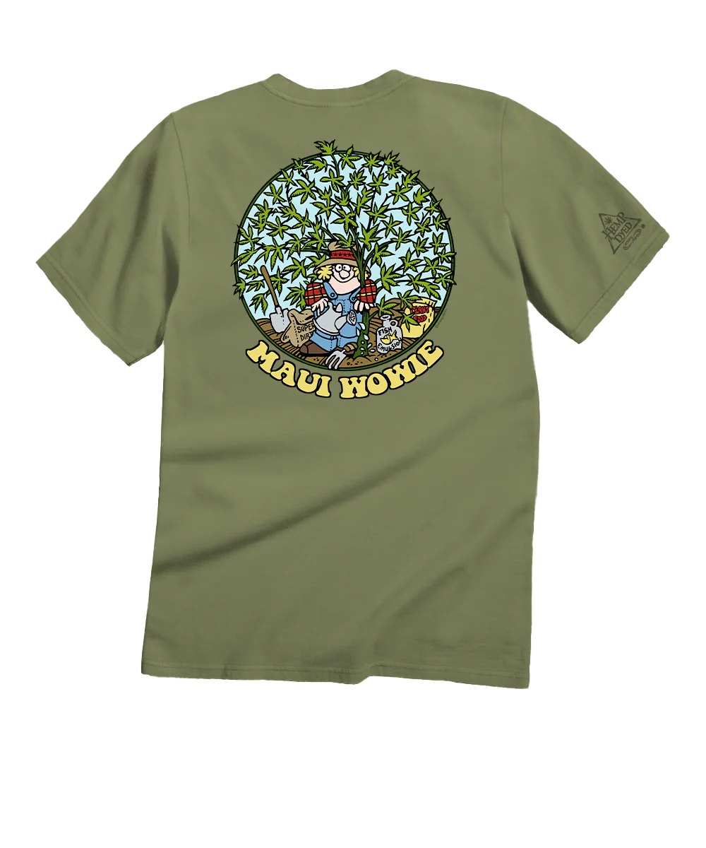 Maui Wowie - Hemp Dyed Short Sleeve Crewneck T-Shirt