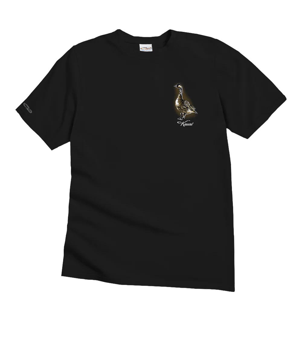 Nene Sketch - Black Short Sleeve Crewneck T-Shirt - Image 4