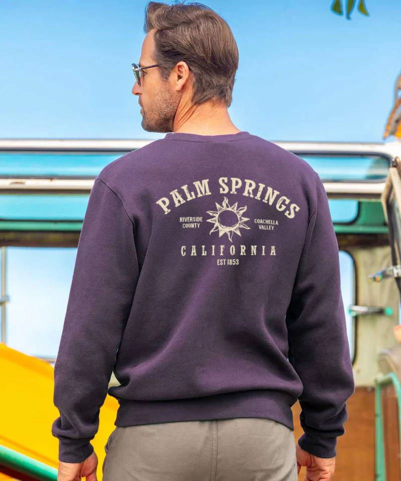 Pangea - Blackberry Dyed Long Sleeve Sweatshirt - Image 2
