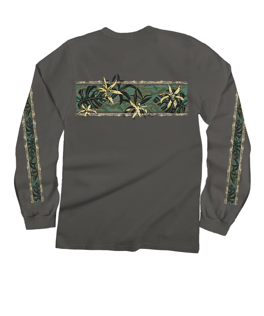 Piko Band - Crater Dyed® Long Sleeve Crewneck T-Shirt - Image 4