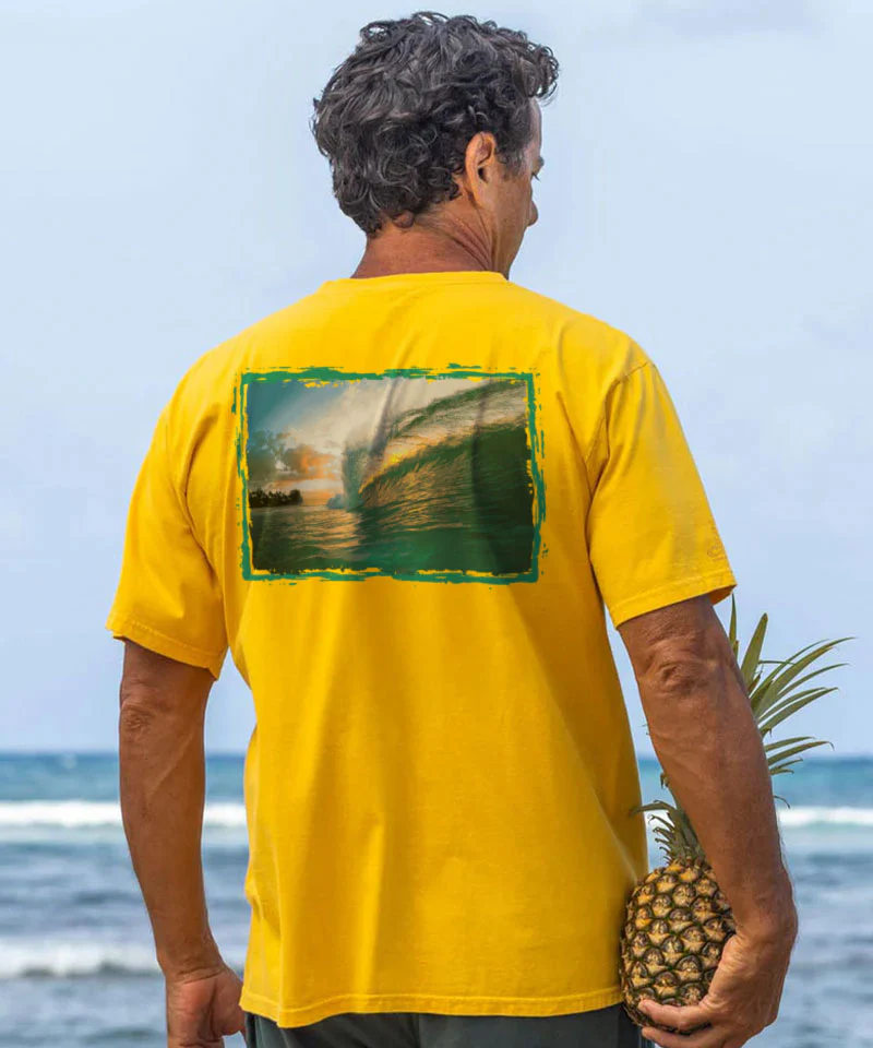 Clark Little Pineapple Express - Pineapple Dyed Short Sleeve Crewneck T-Shirt - Image 2