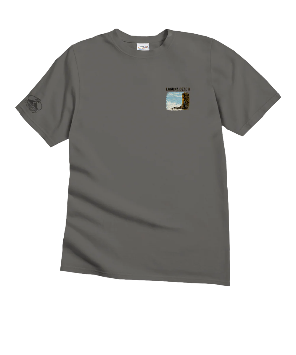 Pirates Tower - Crater Dyed® Short Sleeve Crewneck T-Shirt - Image 4