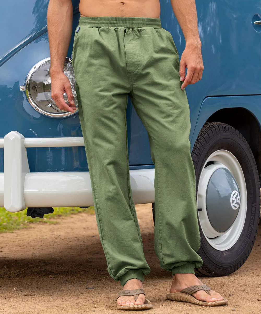 Sage Green Canton Pants - Image 2