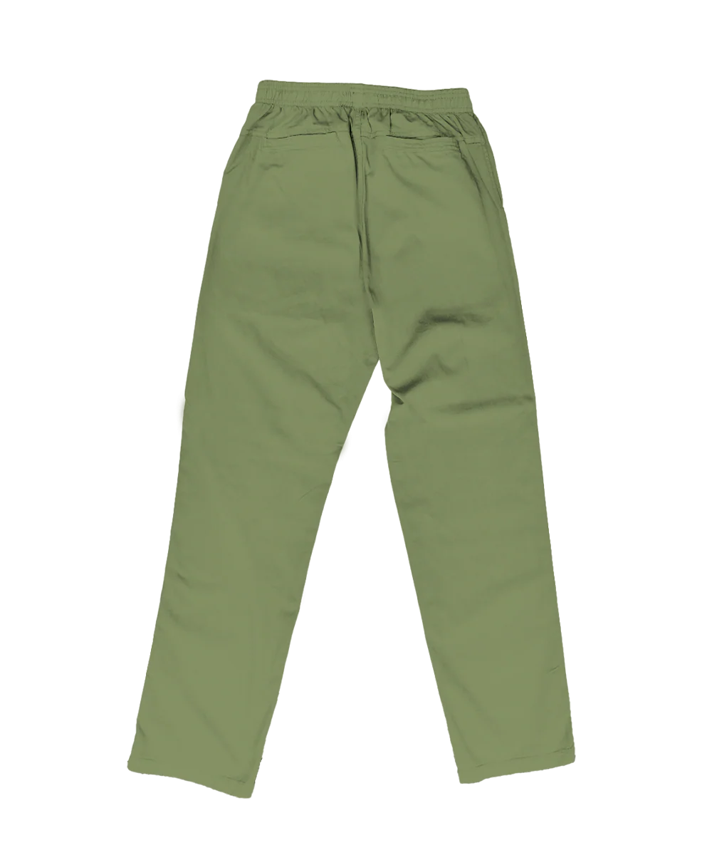 Sage Green Twill Pants - Image 4