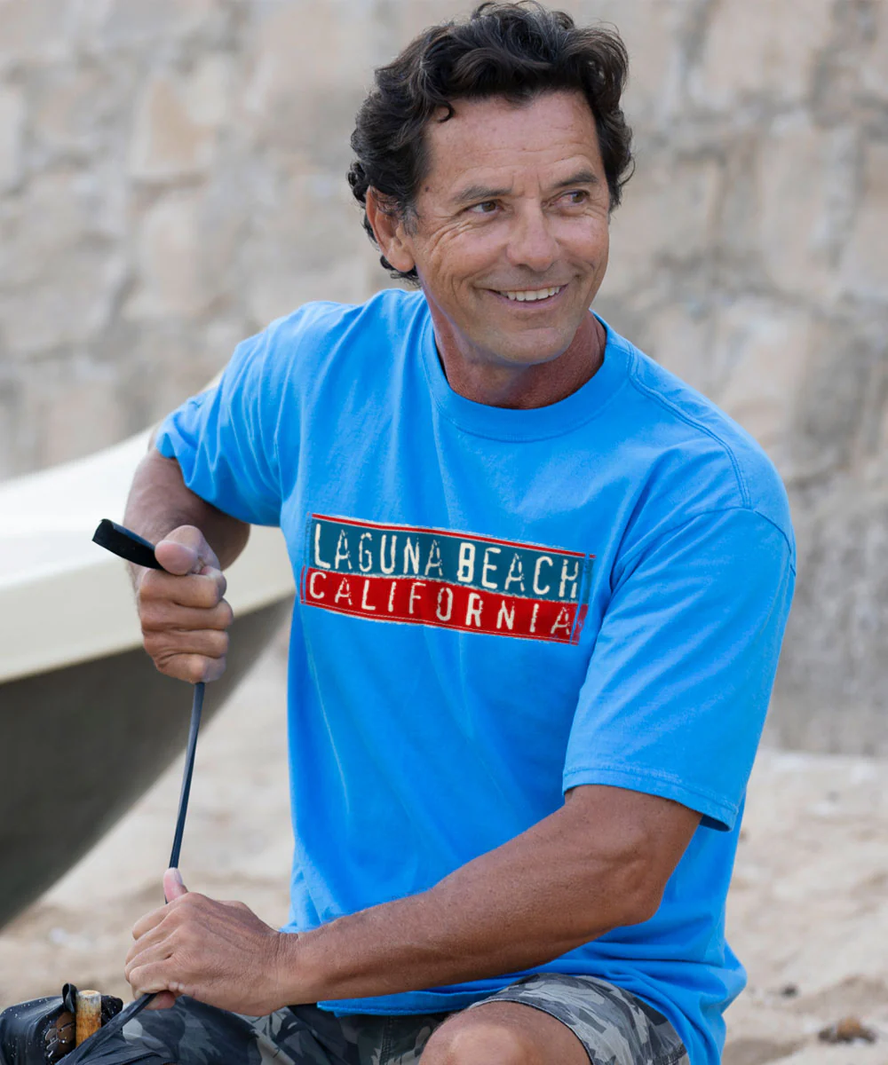 Shadow Surf - Blue Hawaii Dyed Short Sleeve Crewneck T-Shirt - Image 3