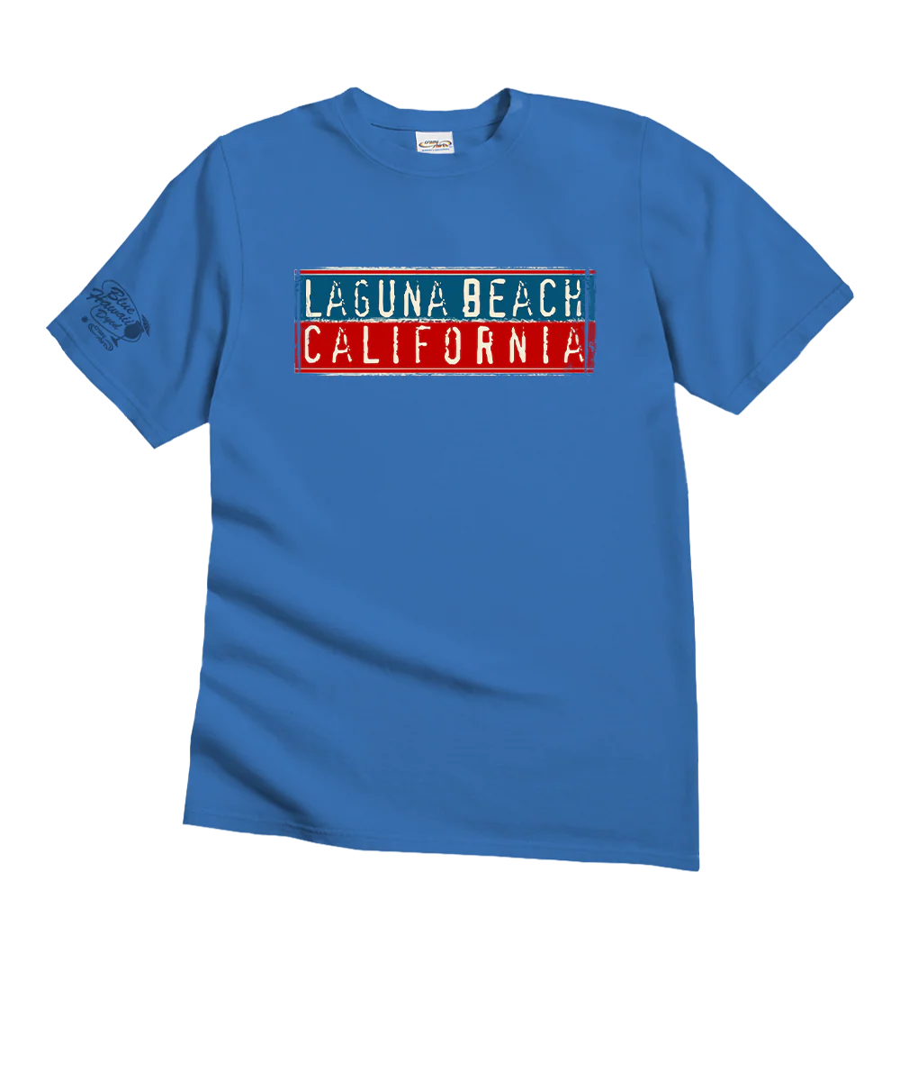 Shadow Surf - Blue Hawaii Dyed Short Sleeve Crewneck T-Shirt - Image 4