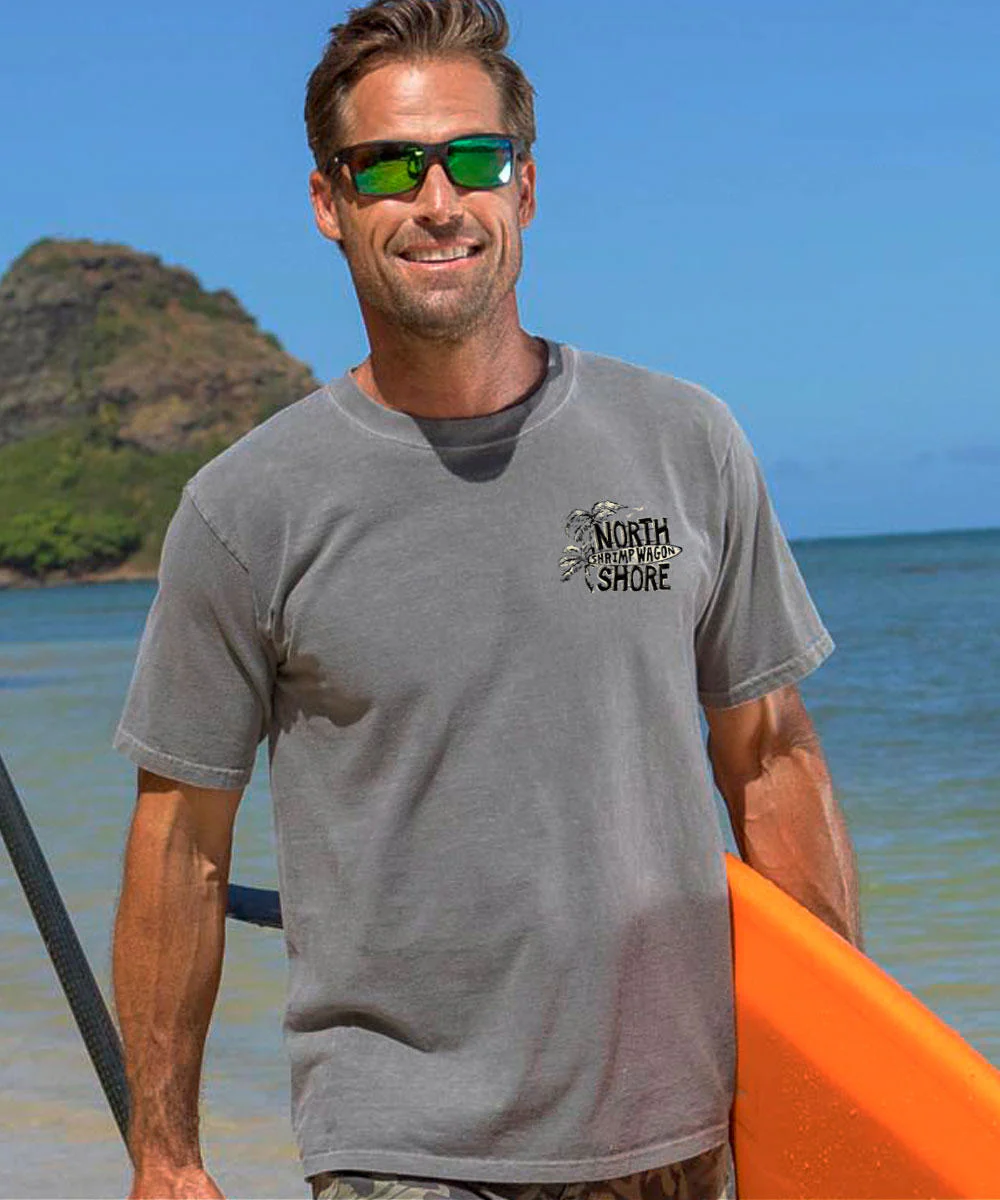 Shrimp Wagon - Crater Dyed® Short Sleeve Crewneck T-Shirt - Image 3