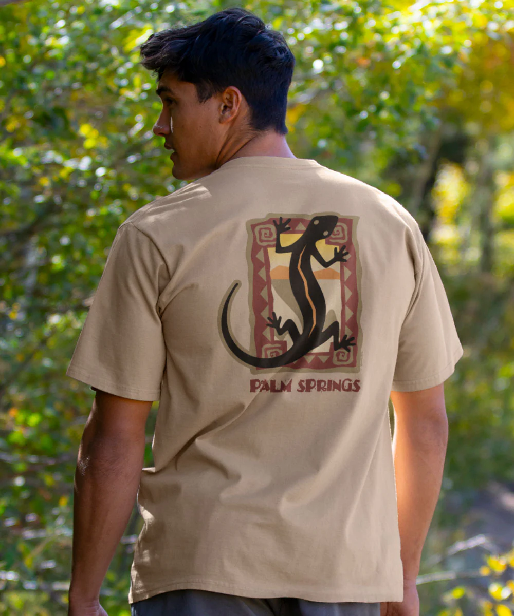 Slick Lizard - Kona Coffee Dyed Short Sleeve Crewneck T-Shirt - Image 2
