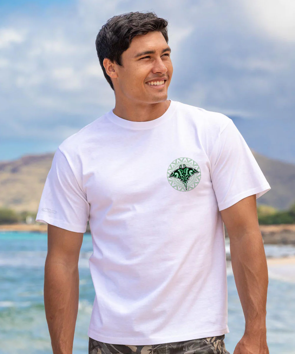 Spirits Of The Deep - White Short Sleeve Crewneck T-Shirt - Image 3