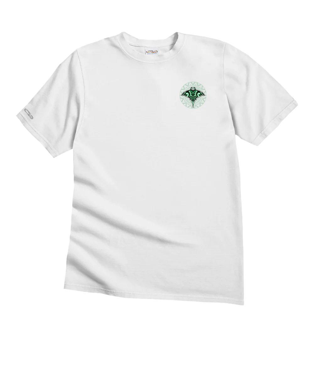 Spirits Of The Deep - White Short Sleeve Crewneck T-Shirt - Image 4