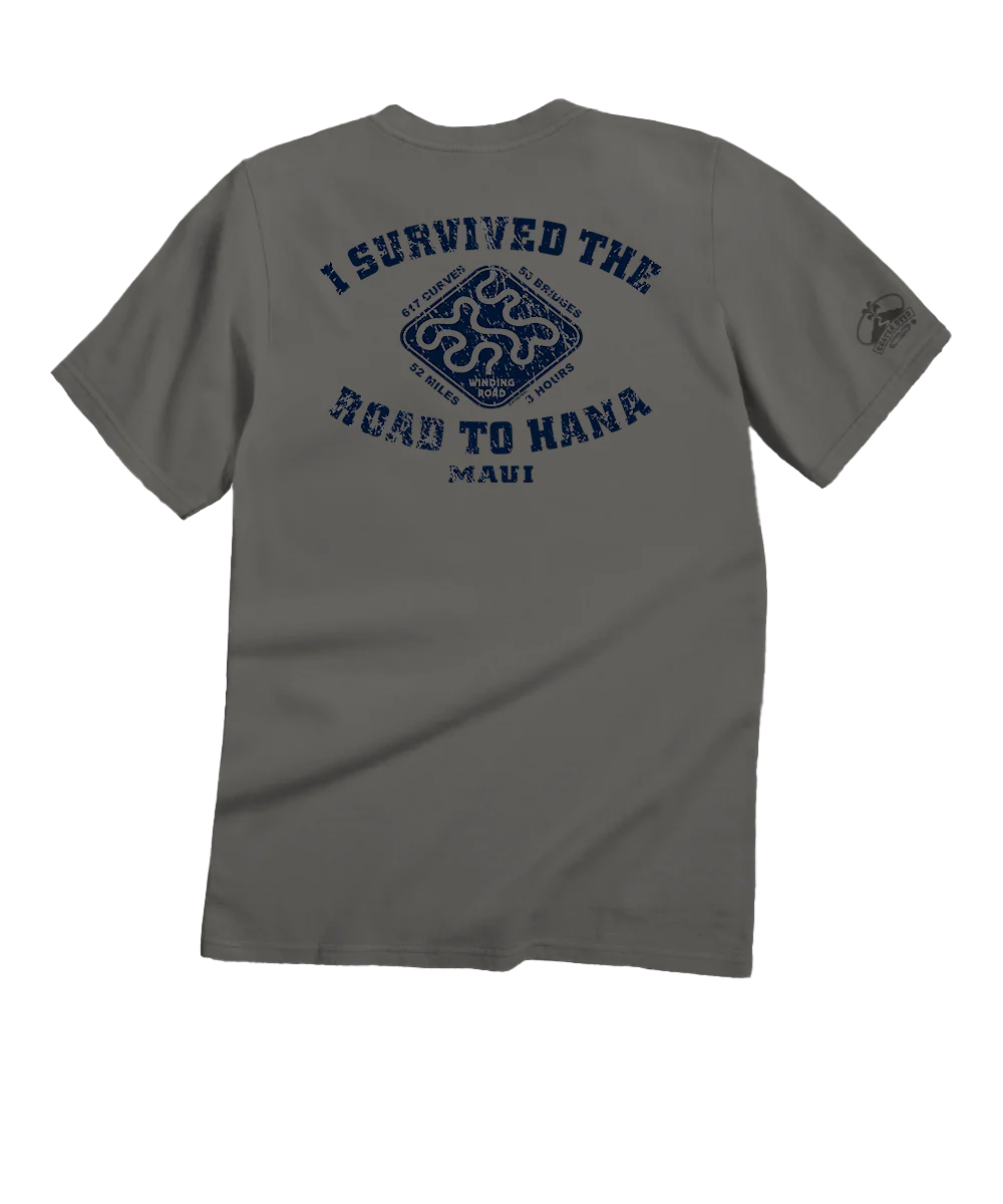 Survived Hana Road - Crater Dyed® Short Sleeve Crewneck T-Shirt