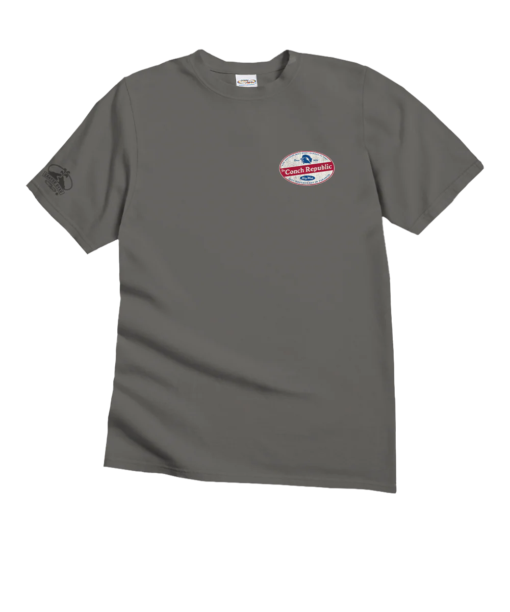 The Conch Republic - Crater Dyed® Short Sleeve Crewneck T-Shirt - Image 4
