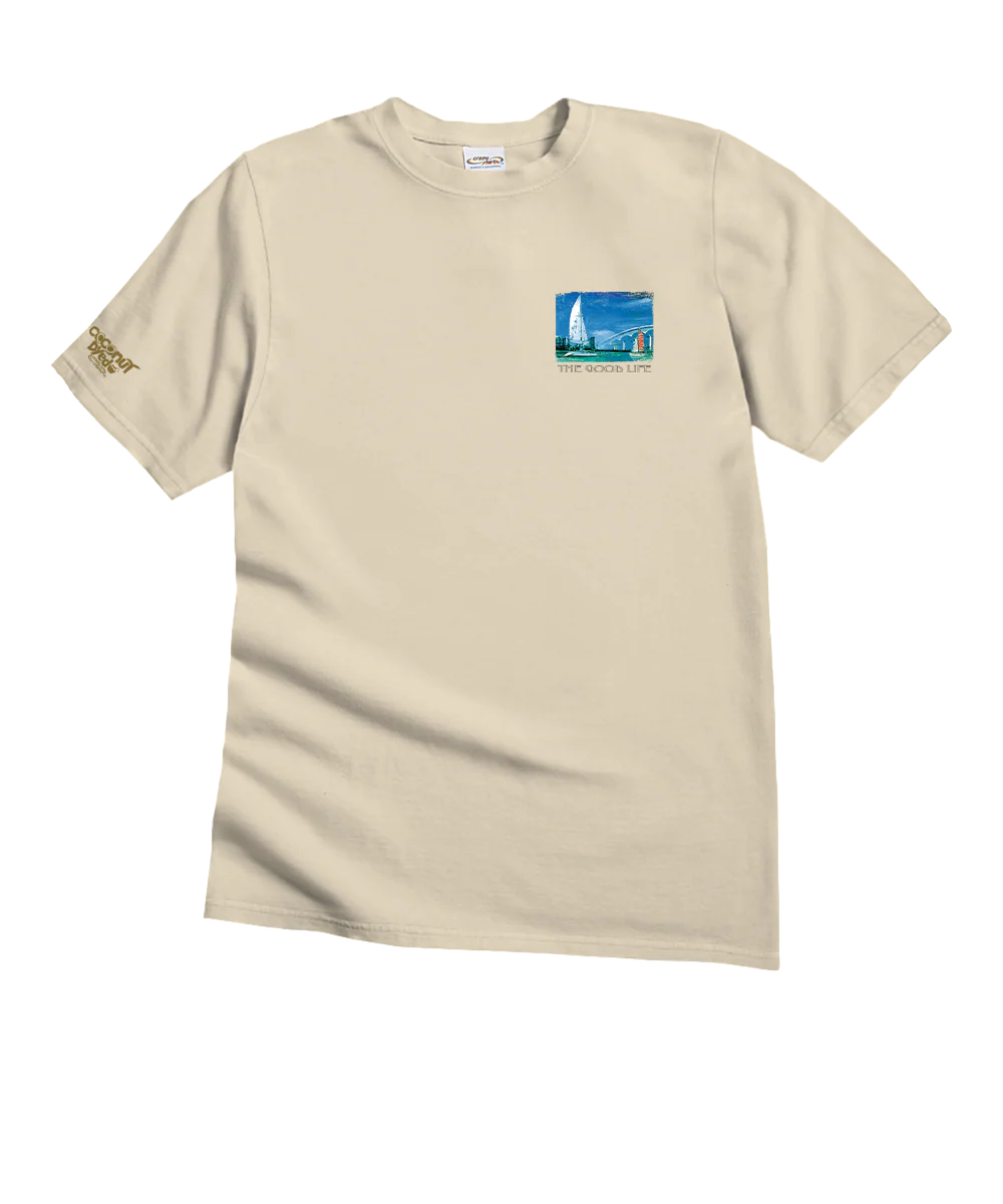 The Good Life - Coconut Dyed Short Sleeve Crewneck T-Shirt - Image 4
