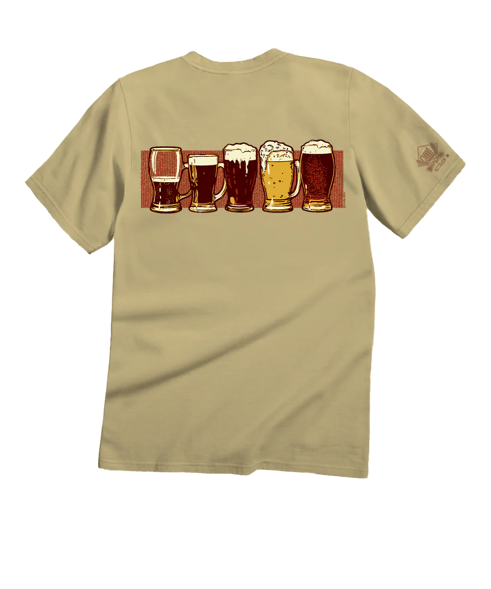 Thirst Responder - Beer Dyed Short Sleeve Crewneck T-Shirt - Image 4