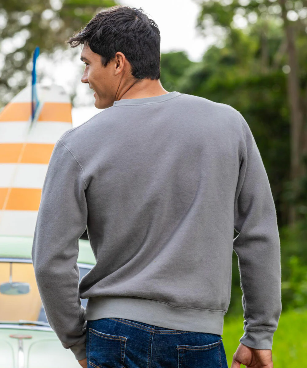 Tribal Reef Mako - Crater Dyed® Long Sleeve Sweatshirt - Image 3
