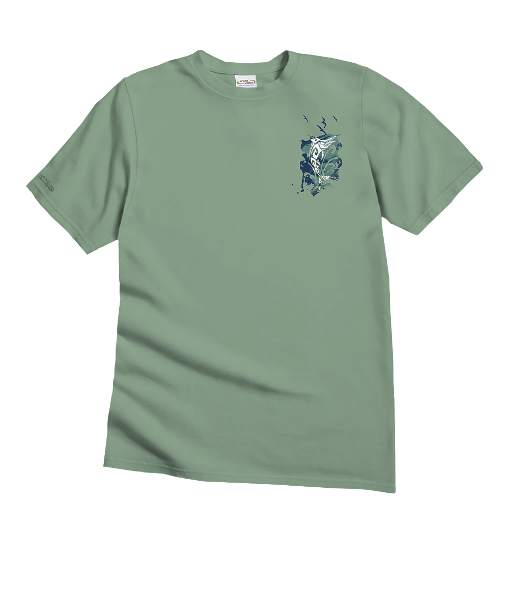 Tribal Strike - Seaglass Short Sleeve Crewneck T-Shirt - Image 4
