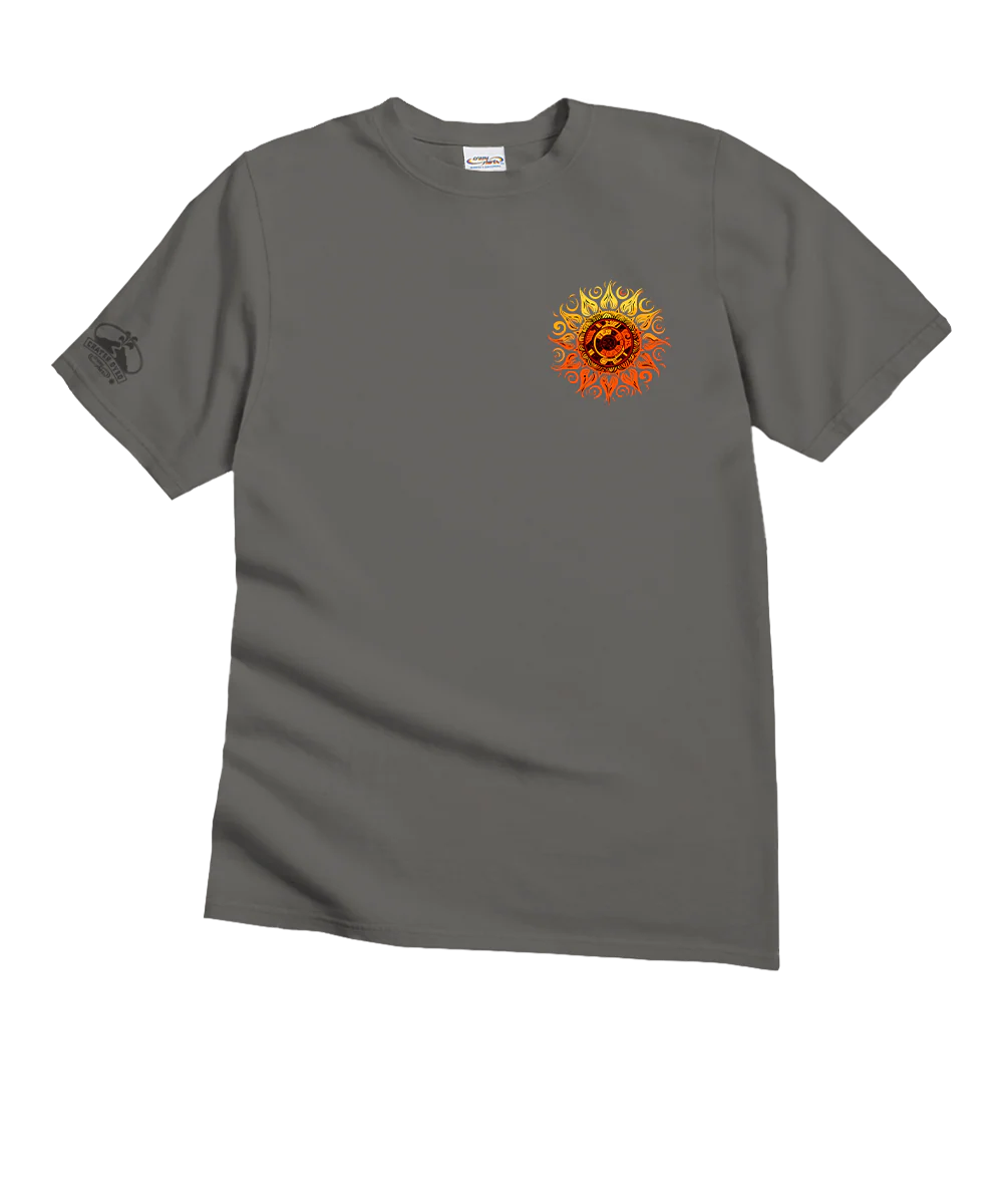 Tribal Sun - Crater Dyed® Short Sleeve Crewneck T-Shirt - Image 4