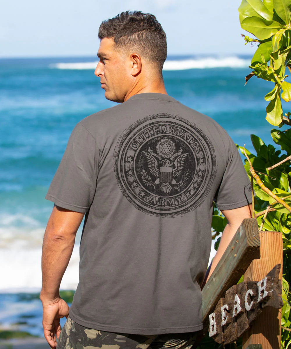US Army Symbol - Crater Dyed® Short Sleeve Crewneck T-Shirt - Image 2