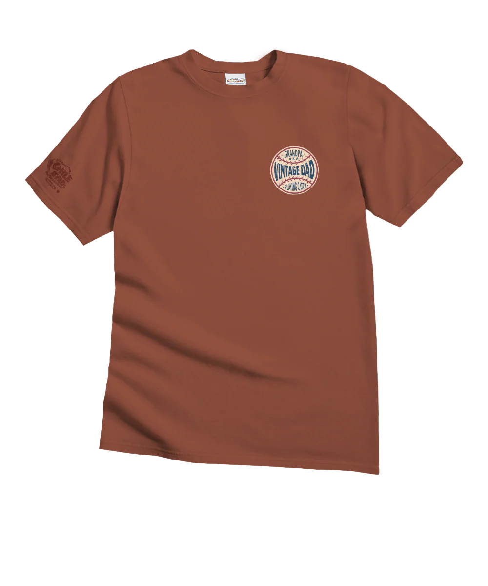 Vintage Dad - Chile Dyed Short Sleeve Crewneck T-Shirt - Image 4