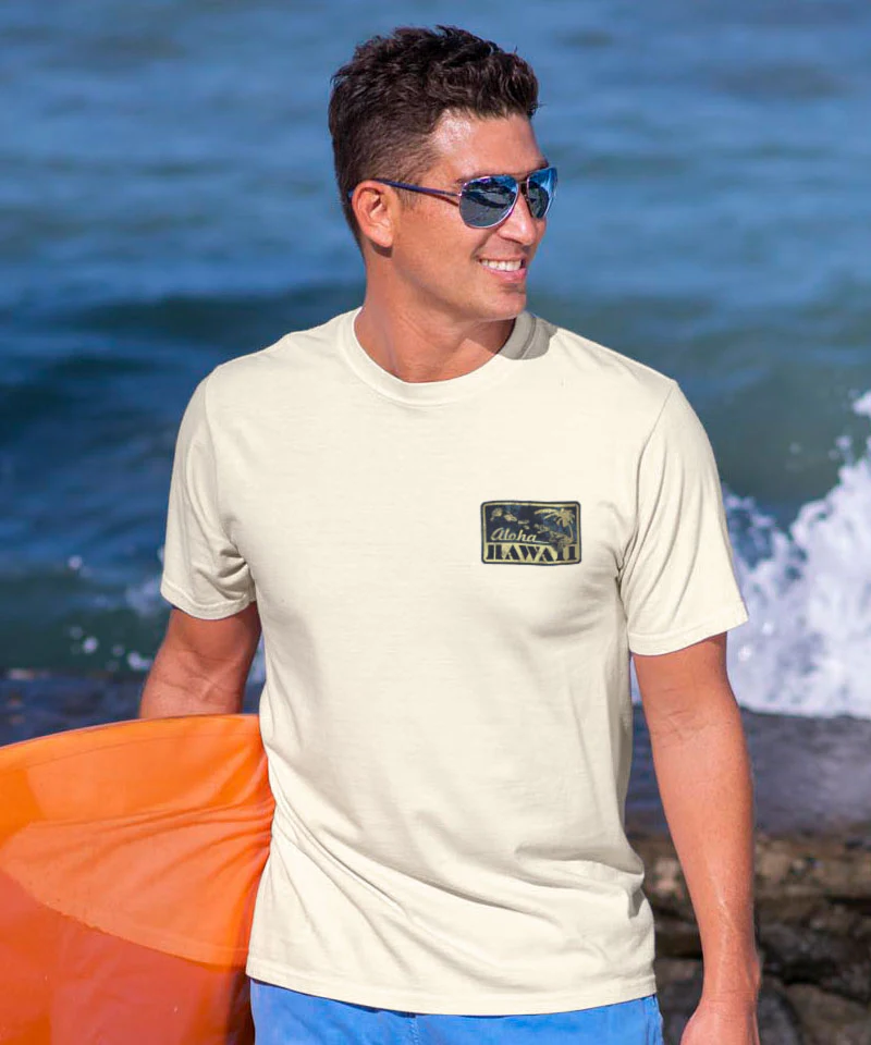 Vintage Hawaii - Coconut Dyed Short Sleeve Crewneck T-Shirt - Image 3