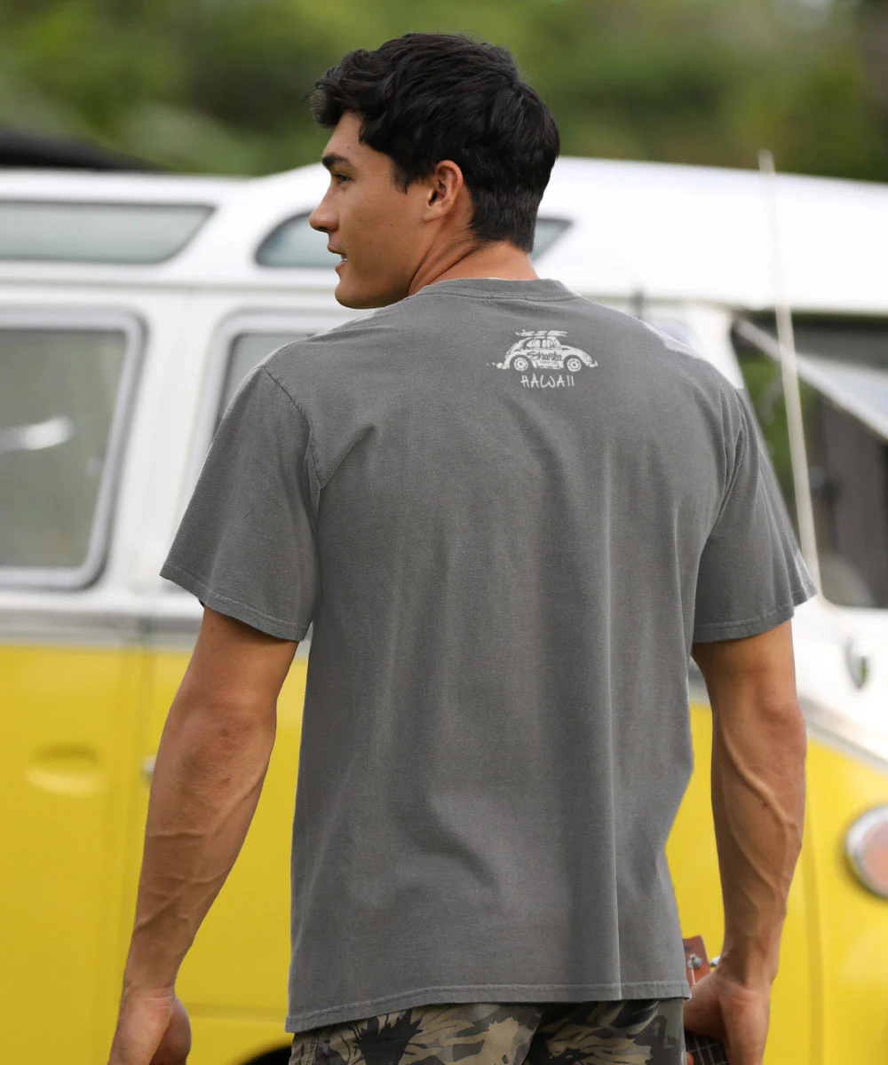 Volkswagen Surfs Up Sharka™ - Crater Dyed® Short Sleeve Crewneck T-Shirt - Image 3