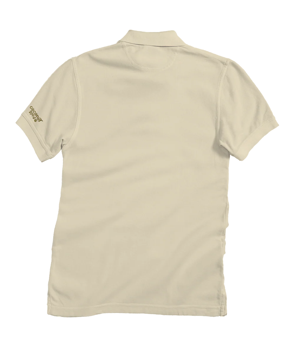 Wai Honu - Coconut Dyed Short Sleeve Oceanfront Polo Shirt - Image 4