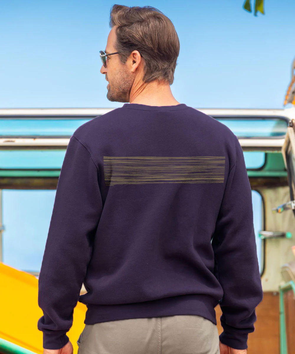 Wind And Sea - Blackberry Dyed Long Sleeve Sweatshirt - Image 3